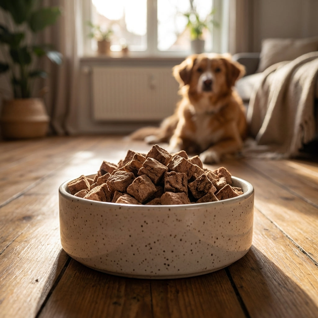 STOCKBARF Lammfleisch– Proteinreicher Snack für Hunde & Katzen (200 g)