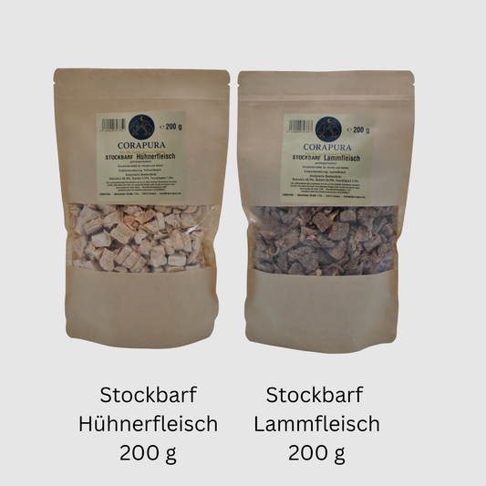 Stockbarf Hühnerfleisch & Lammfleisch