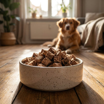 STOCKBARF Lammfleisch– Proteinreicher Snack für Hunde & Katzen (200 g)