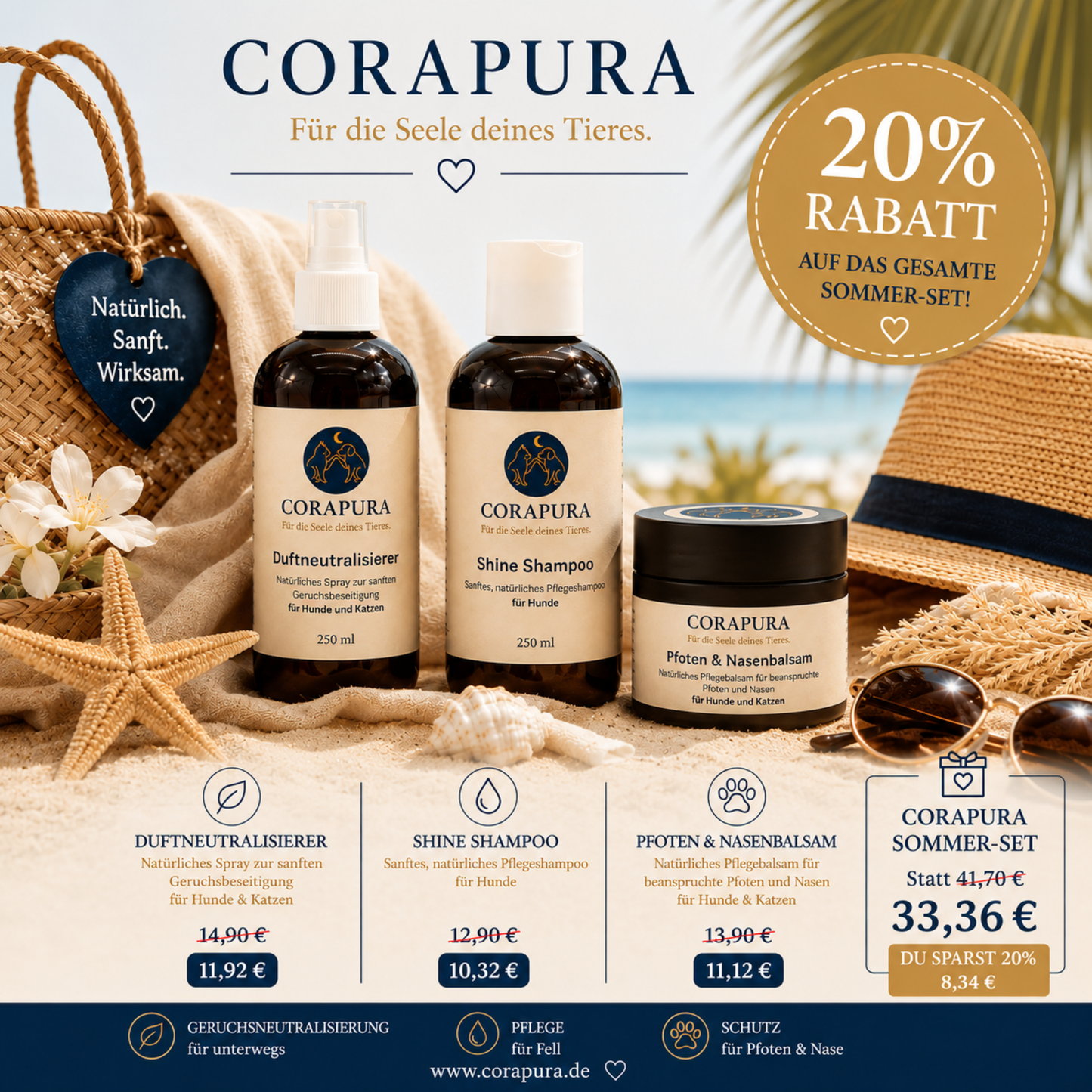 CORAPURA Sommer-Set