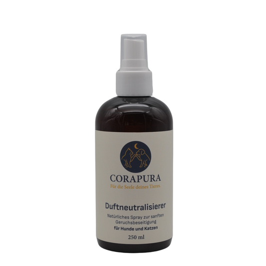CORAPURA Duftneutralisierer - natürliches Spray zur sanften Geruchsbeseitigung für Hunde und Katzen 250 ml