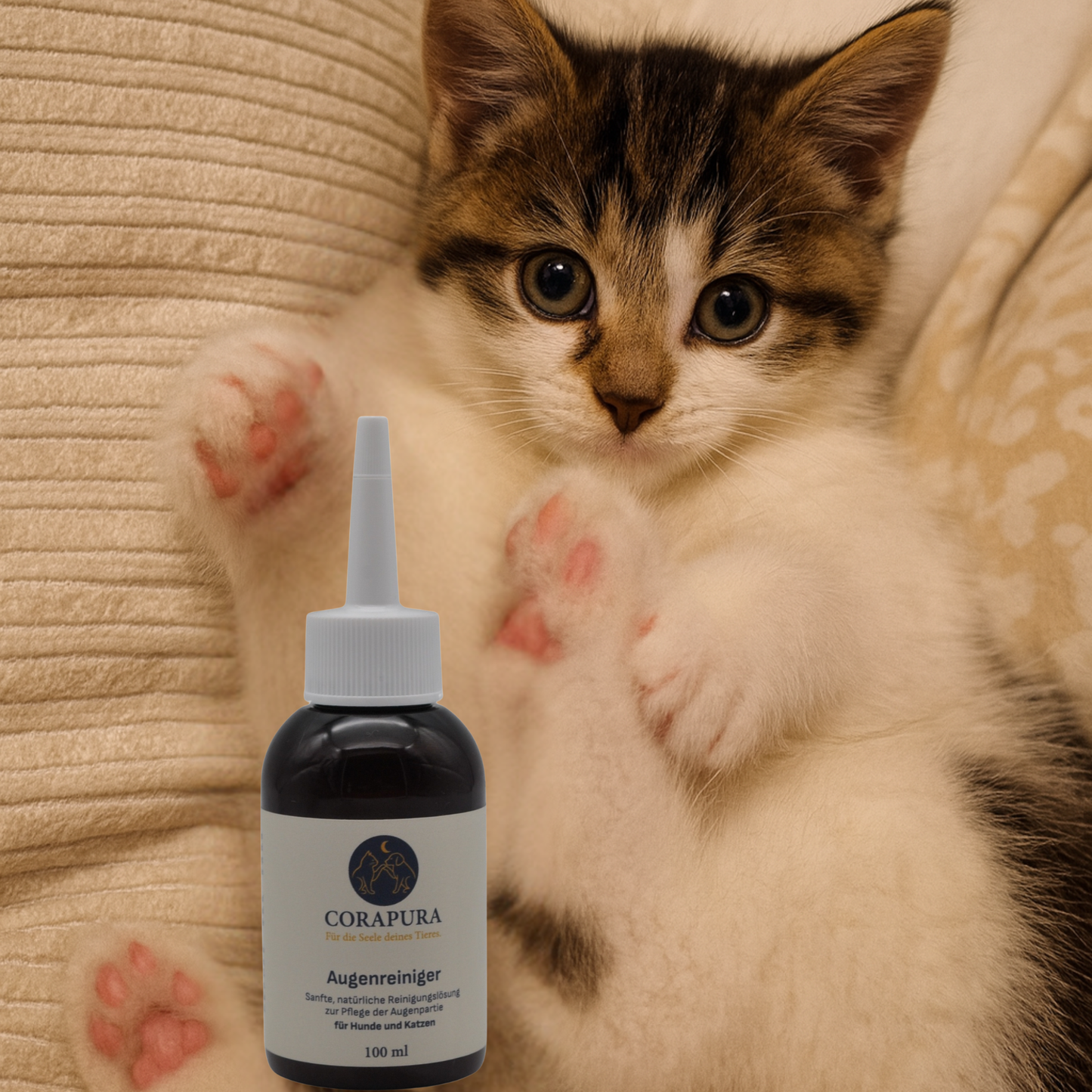 CORAPURA Augenreiniger (Eye Cleaner) für Hunde & Katzen 100 ml