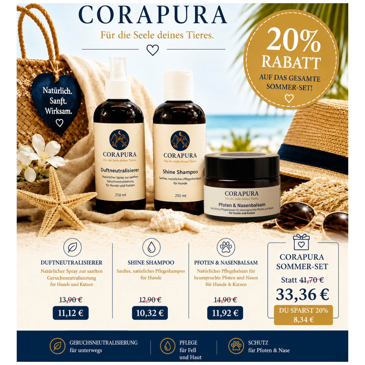 CORAPURA Sommer-Set
