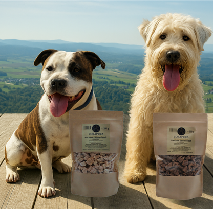 STOCKBARF Lammfleisch– Proteinreicher Snack für Hunde & Katzen (200 g)