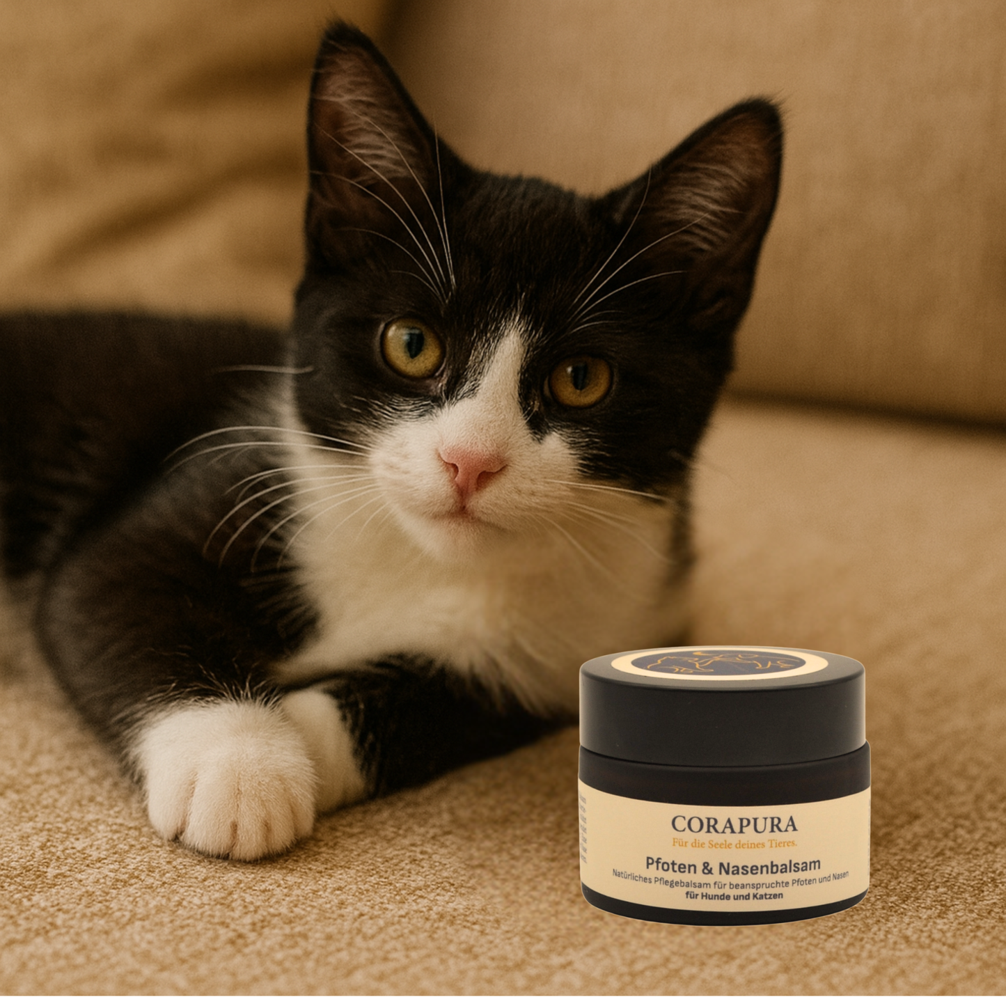 CORAPURA Pfoten & Nasenbalsam für Hunde und Katzen 50 ml