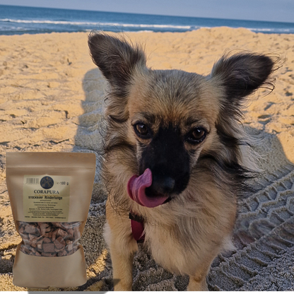 STOCKBARF Rinderlunge  – Natürlicher Snack für Hunde und Katzen (180 g)