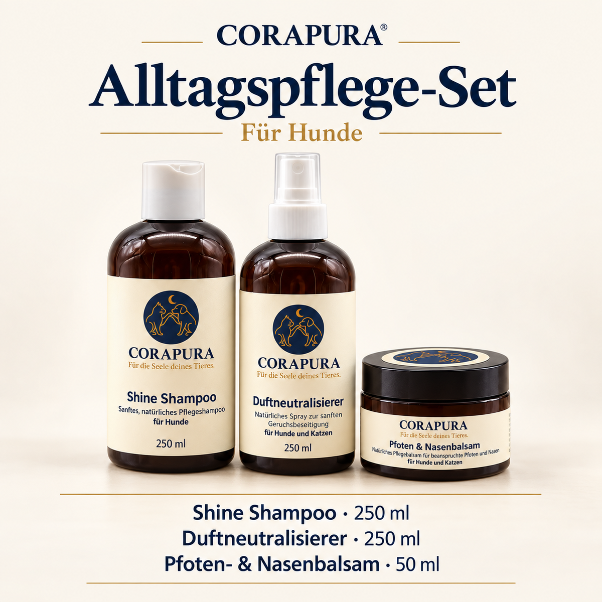 CORAPURA® Alltagspflege-Set für Hunde