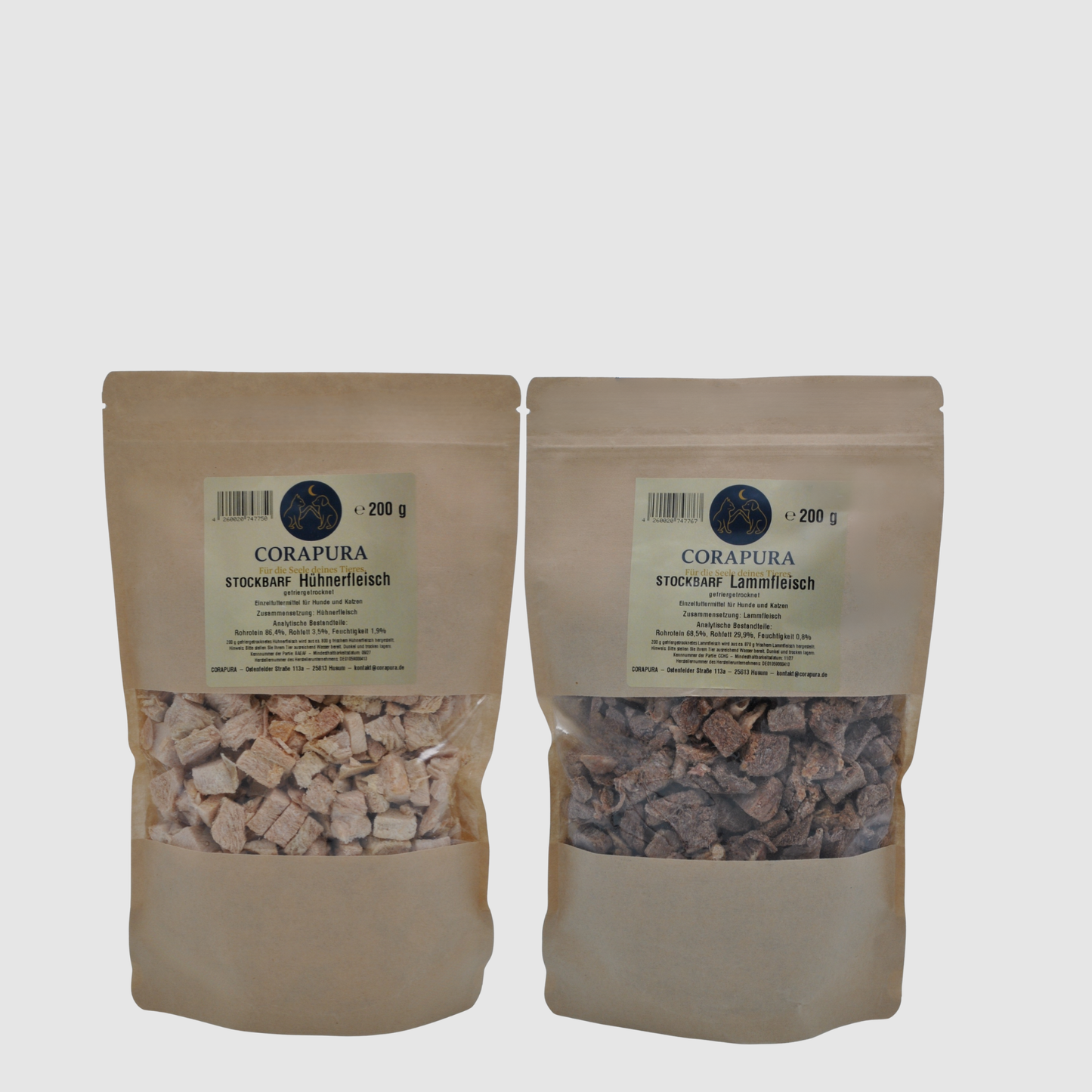 Stockbarf Hühnerfleisch & Lammfleisch