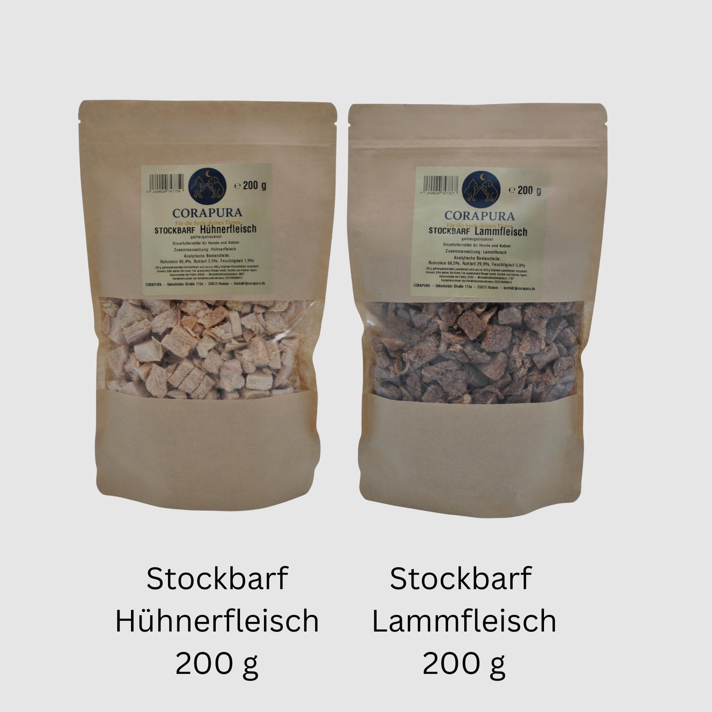 Stockbarf Hühnerfleisch & Lammfleisch
